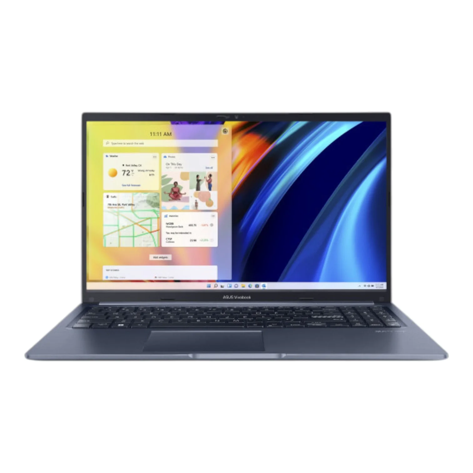 Ноутбук 15.6" Asus Vivobook M1502YA Ryzen 5 7430U 16Gb (DDR4 3200) 512Gb NVMe 1920*1080 IPS Quiet Blue NEW 00-00018745